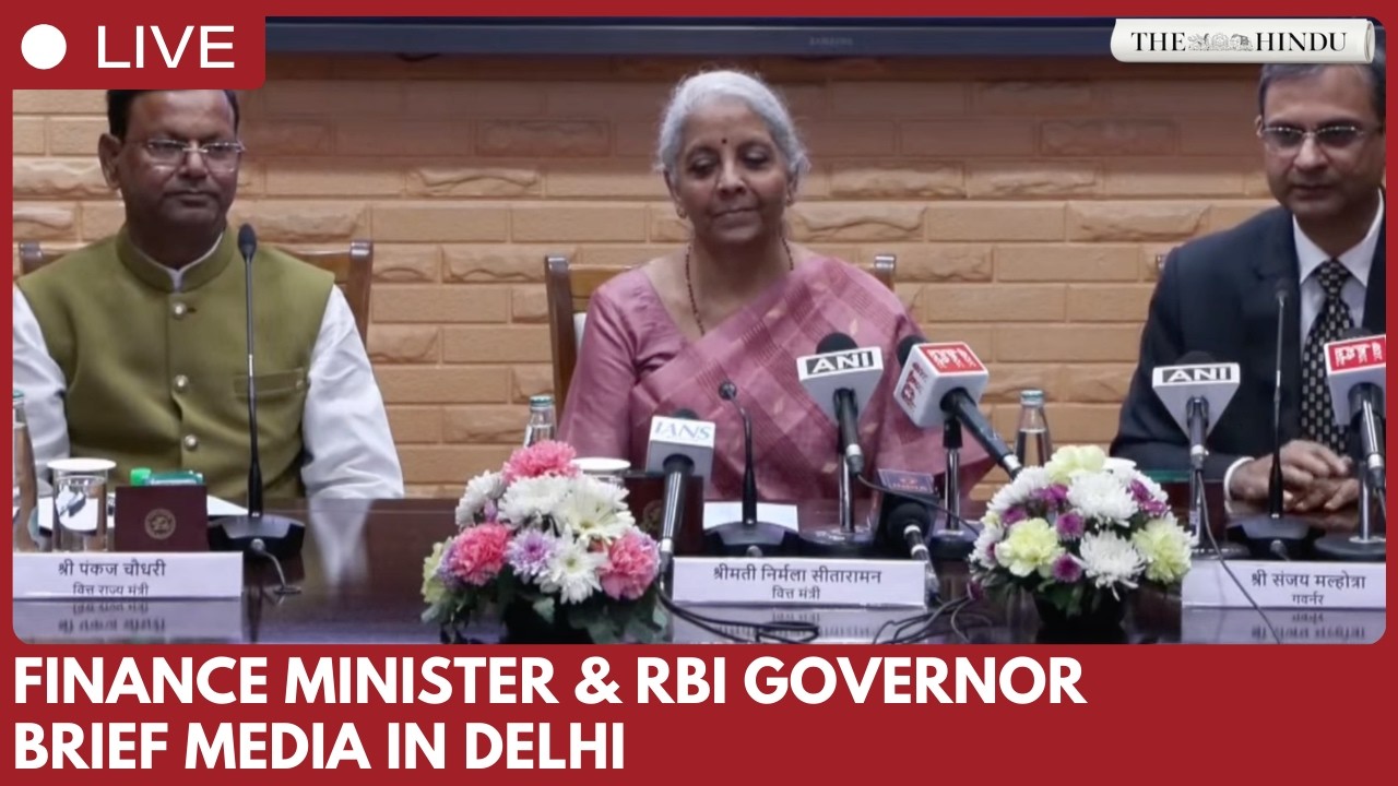 FM Sitharaman, RBI governor Malhotra brief media in New Delhi after post-Budget meet