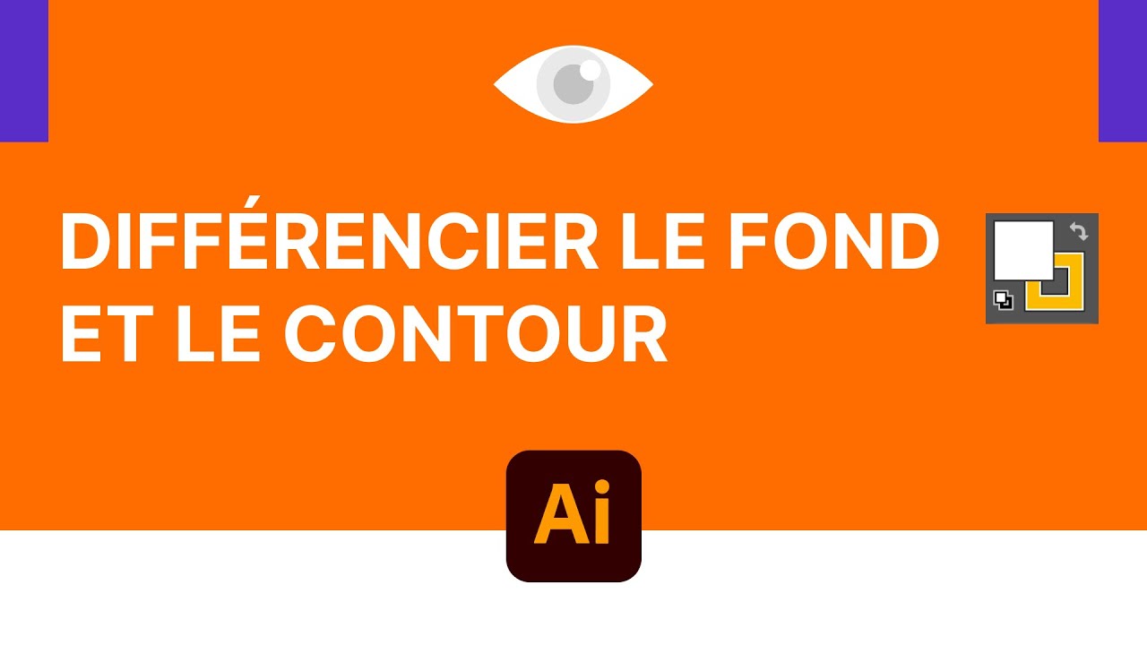 Illustrator - contour et fond, comprendre la différence !