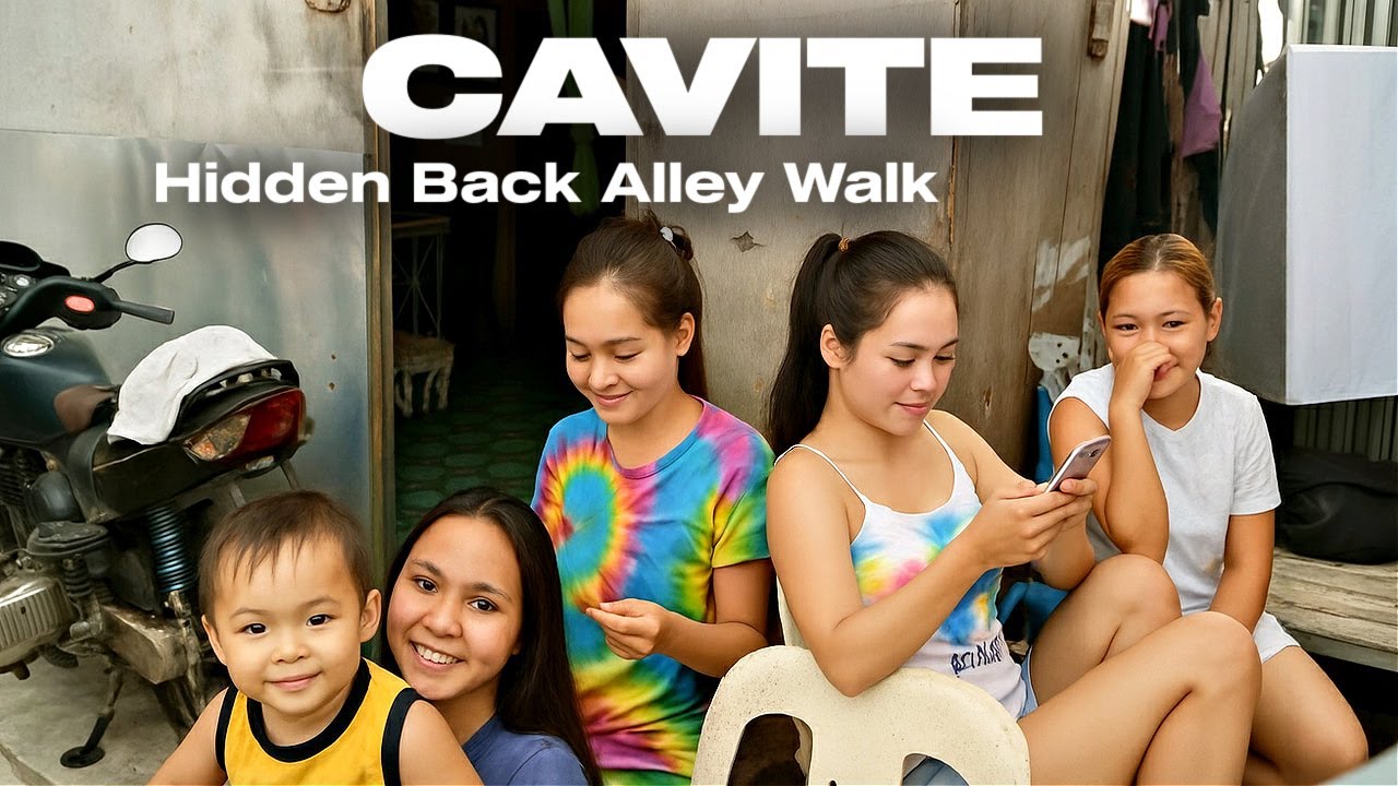 Walking Back Alleys in Cavite Philippines [4K]