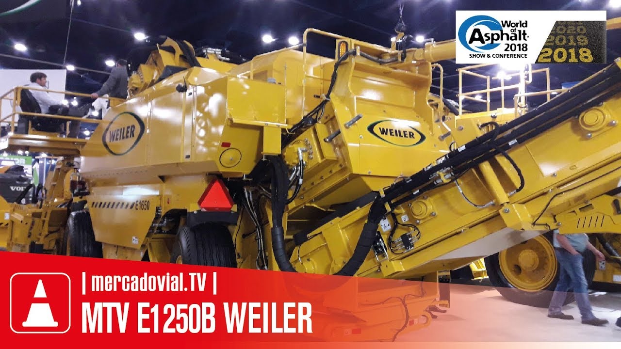 Vehículos de transferencia de materiales WEILER E1250B para Asfalto - World of Asphalt 2018