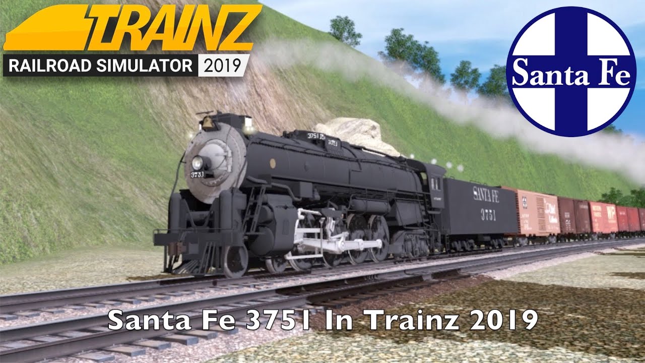 Santa Fe 3751 In Trainz 2019