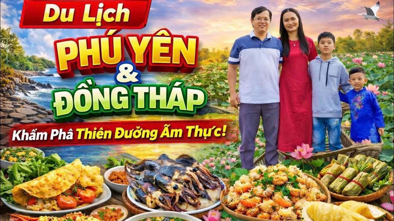 Ăn Sập Phú Yên – Đồng Tháp!  Khám Phá Thiên Đường Ẩm Thực Gây Nghiện
