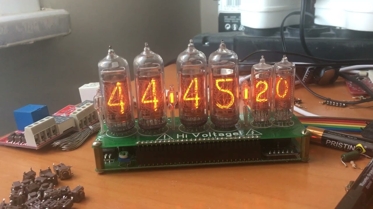 @elektronixie.com nixie Tube clock in-14 in-16