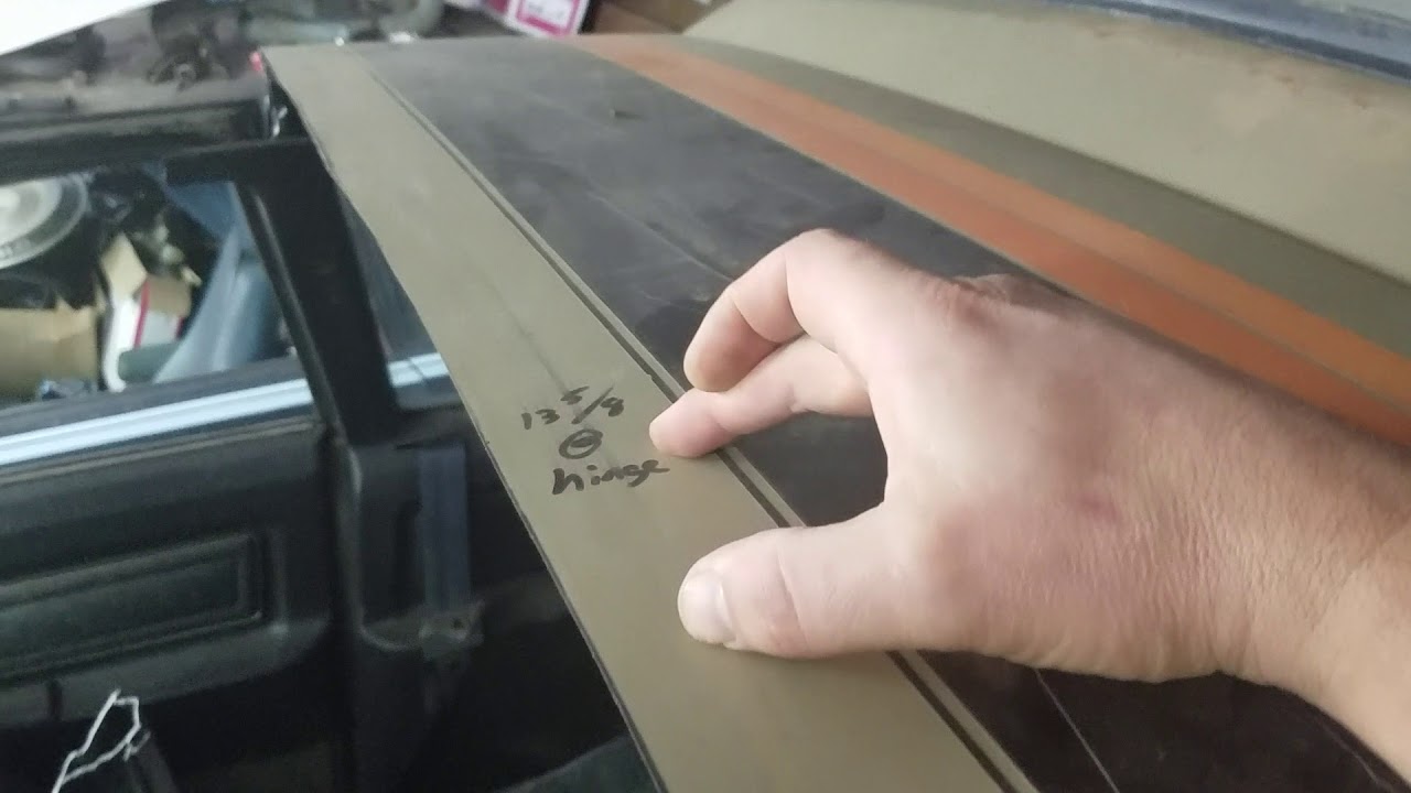 Fox Mustang T top conversion part 1