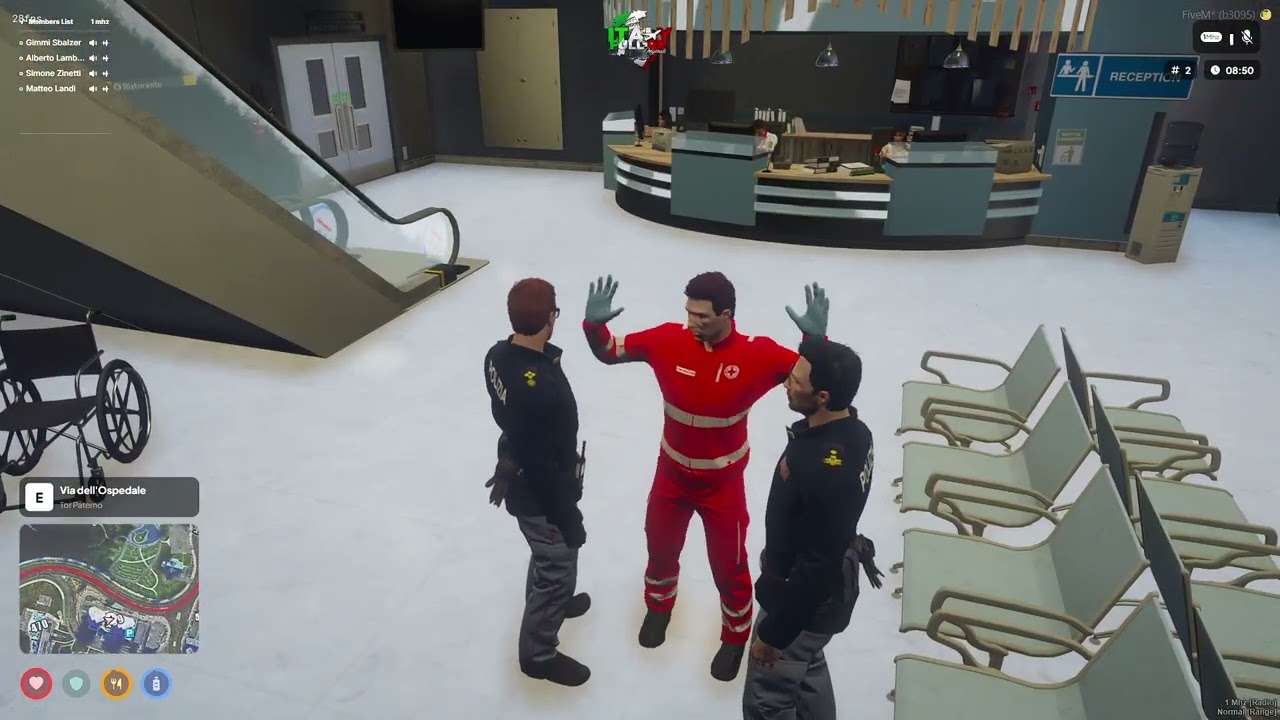 GTAV - POLIZIA DI STATO INSEGUIMENTI E SPARATORIA - ITALY FULL RP