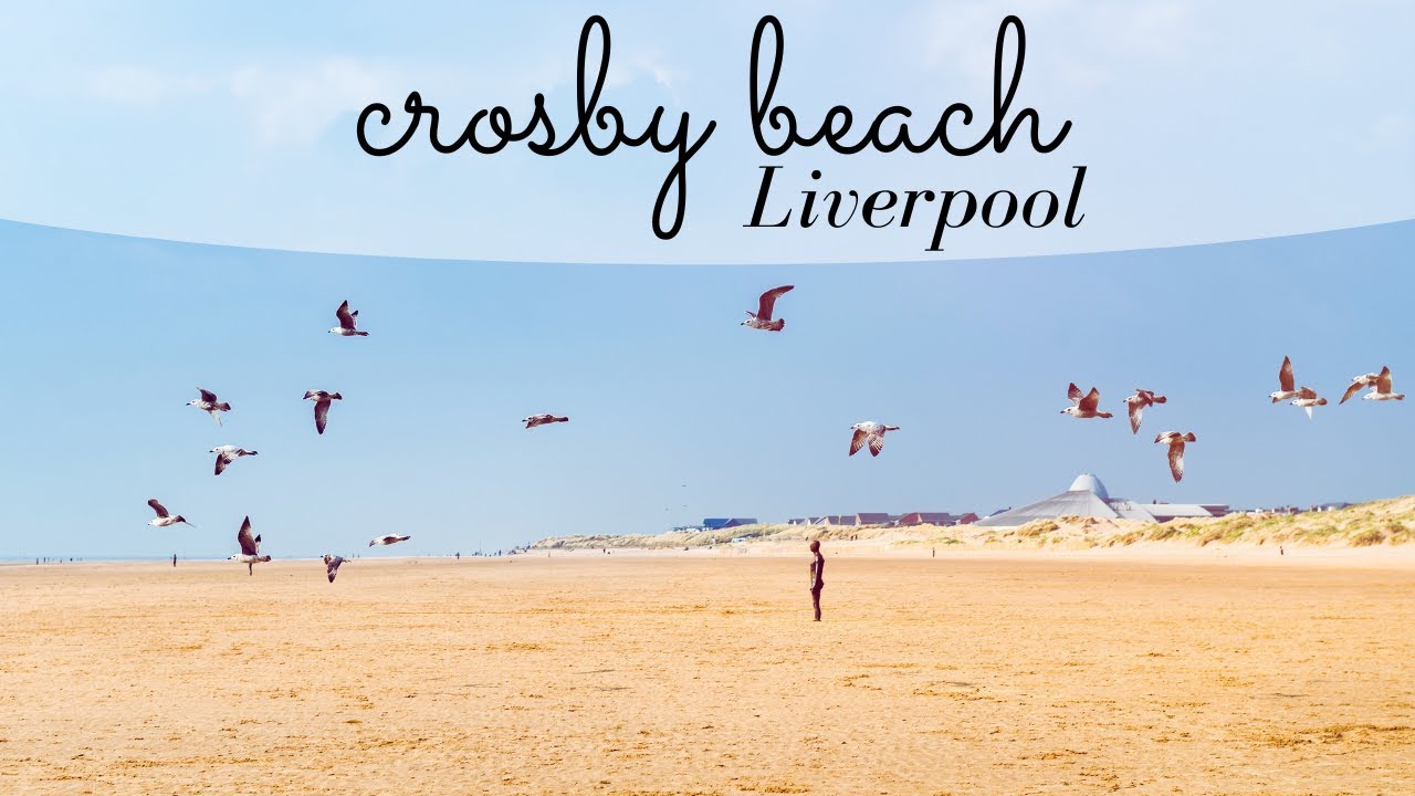 Crosby Beach LIVERPOOL Sunny Day Virtual Tour |Walk With Us