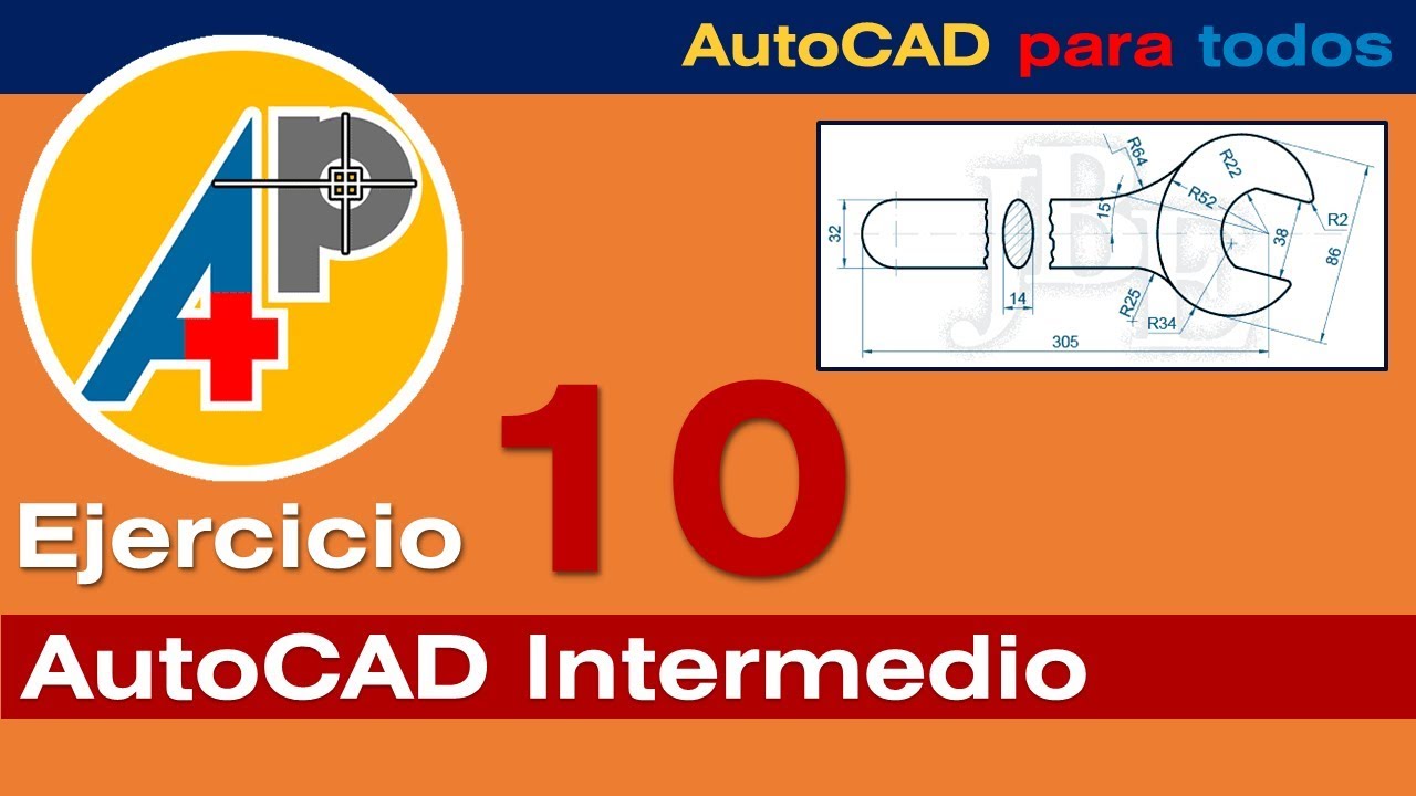 AutoCAD Intermedio - Ejercicio 10