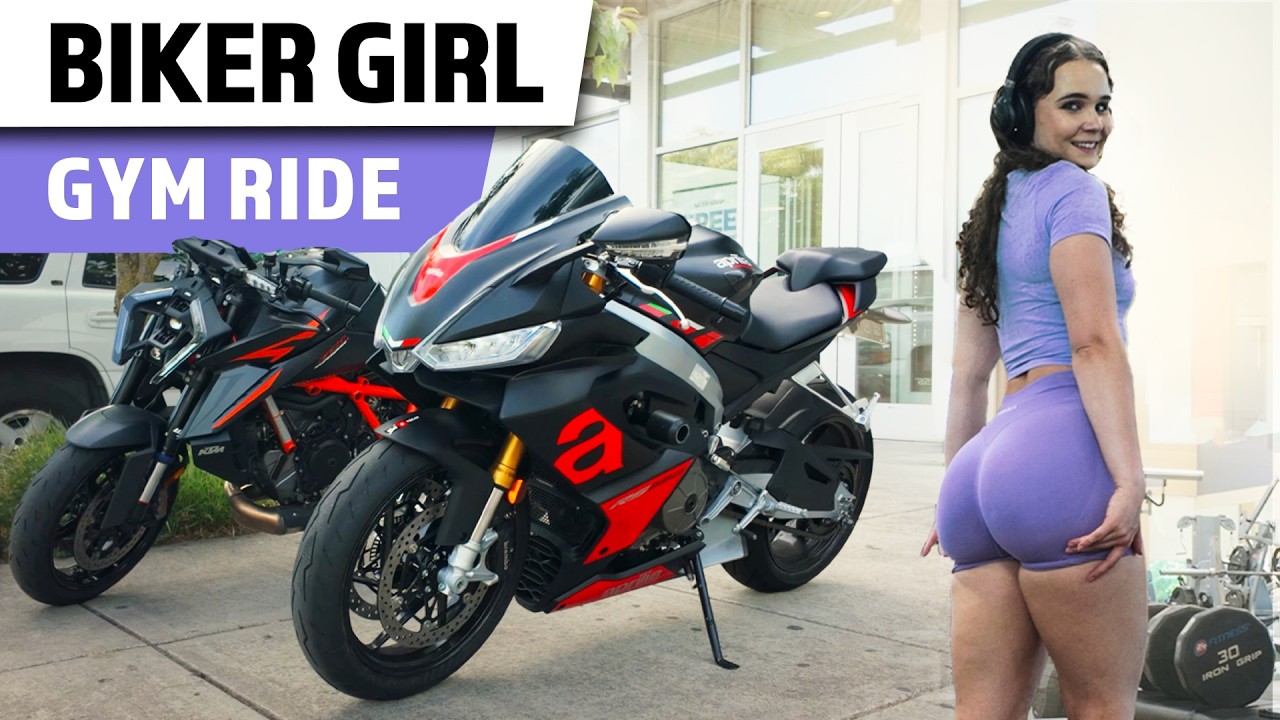Riding my Bike to the Gym | APRILIA RS 660