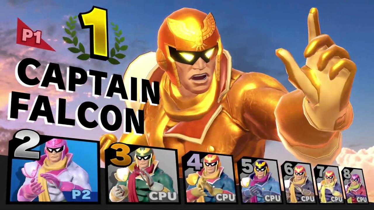 8 Player Battle Royale (Captain Falcon) Super Smash Bros. Ultimate