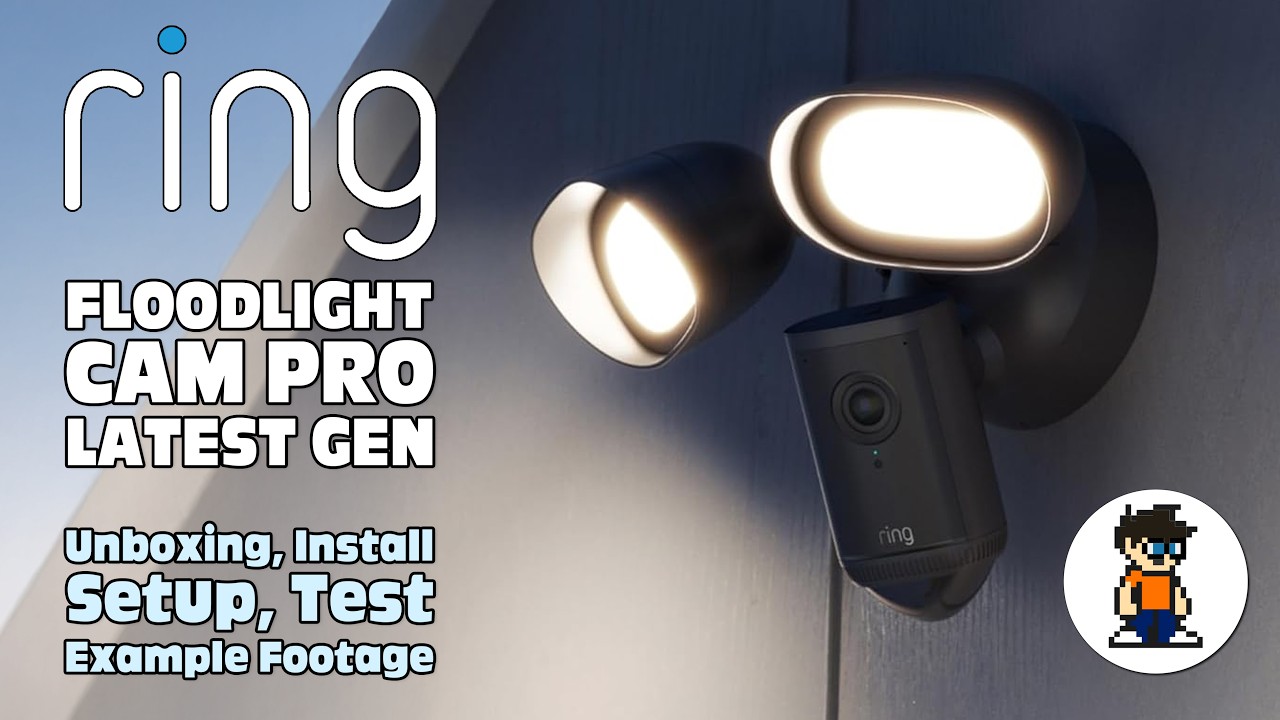 Ring Floodlight Cam Pro: Gen 2 - Распаковка / Настройка / Обзор / Тестовая съемка