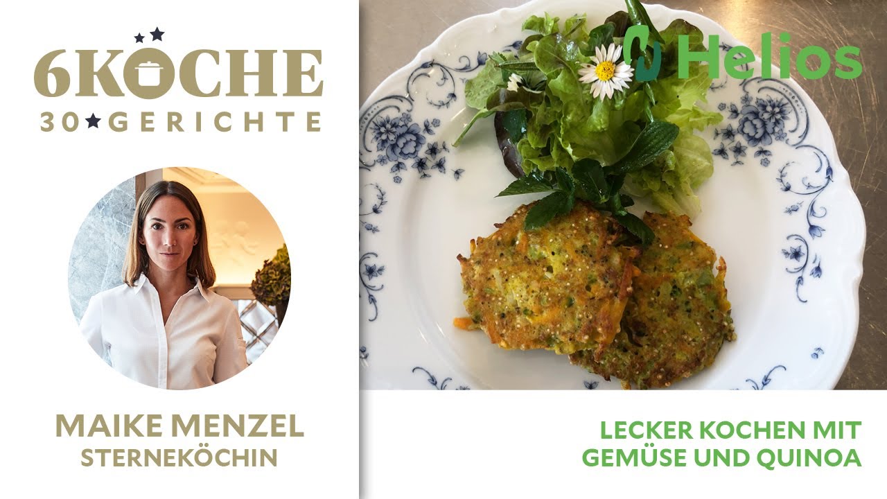Gemüse-Quinoa-Bratlinge von Maike Menzel | Helios Ernährungswoche: 6 Sterneköche, 30 Rezepte