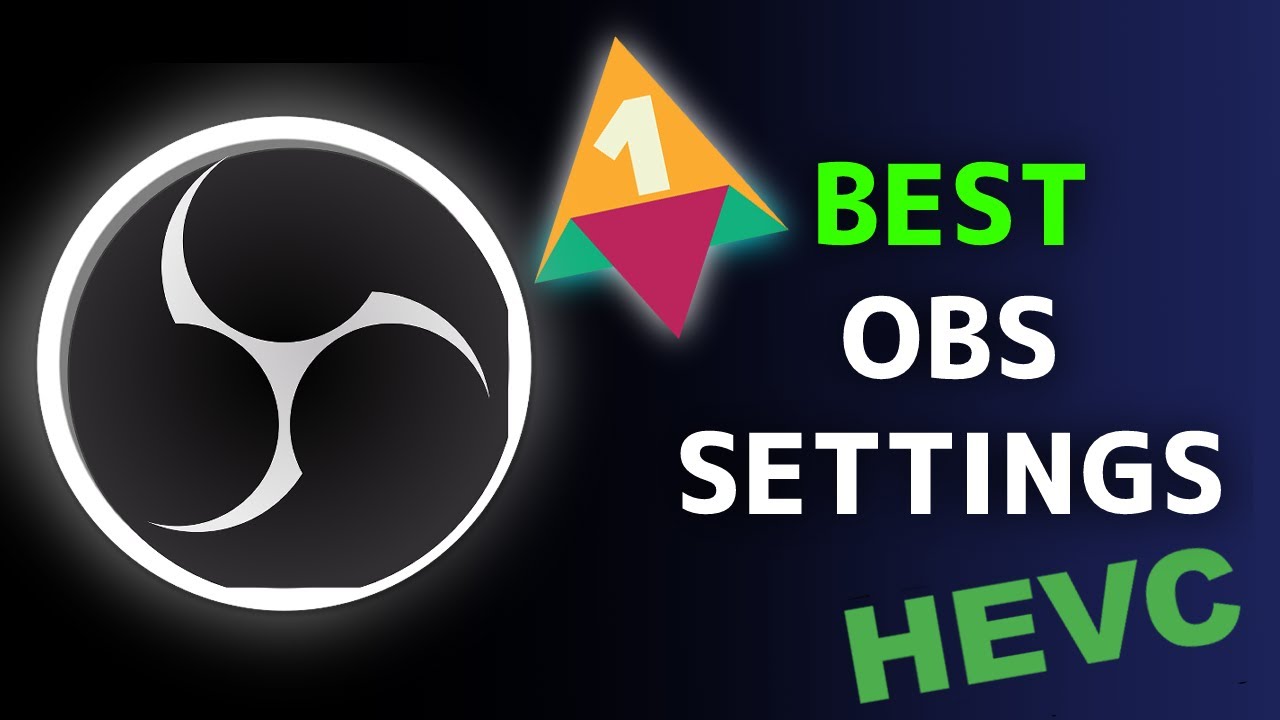 BEST OBS SETTINGS | Using AV1 and HEVC