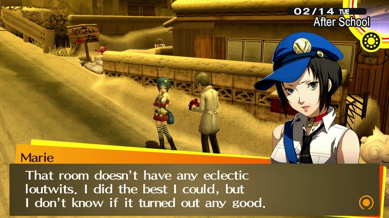 Persona 4 Golden: eclectic loutwits