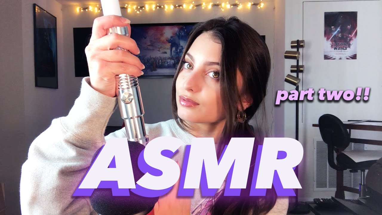 Trying ASMR again because we all need it right now | ft. a LIGHTSABER