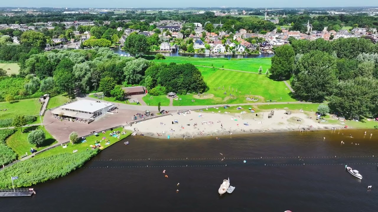 Warmond strand koudenhoorn 4K drone