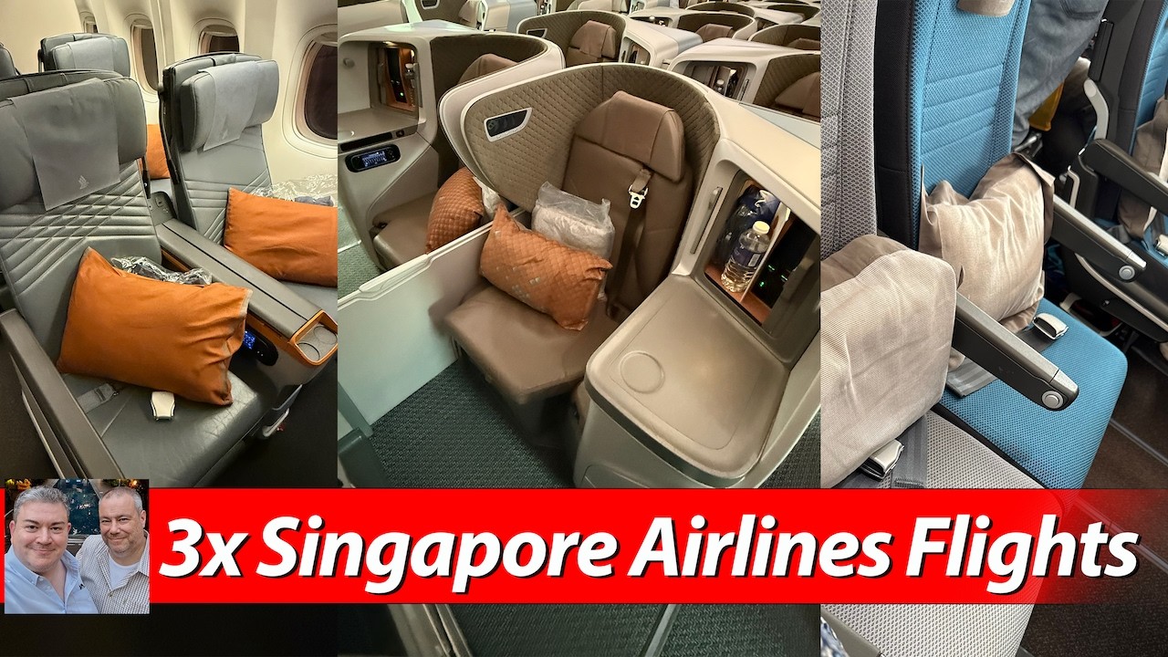 Мы протестировали три салона самолетов Singapore Airlines за один день.