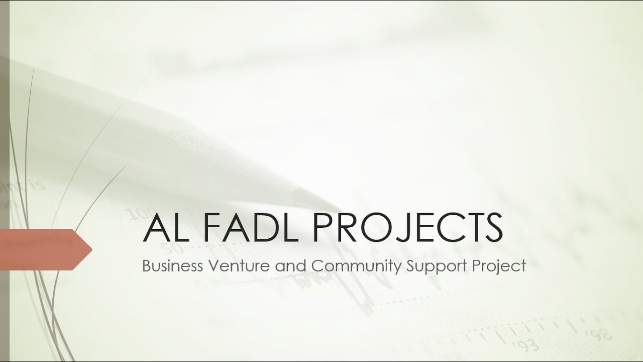 Al Fadl Projects: Update Meeting
