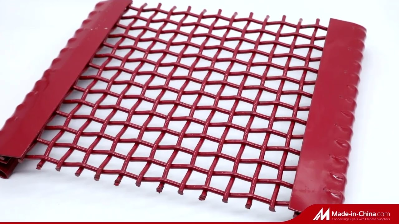 72A 65manganese Crimped Crusher Vibrating Wire Screen Mesh for Stone Quarry Screen Mesh