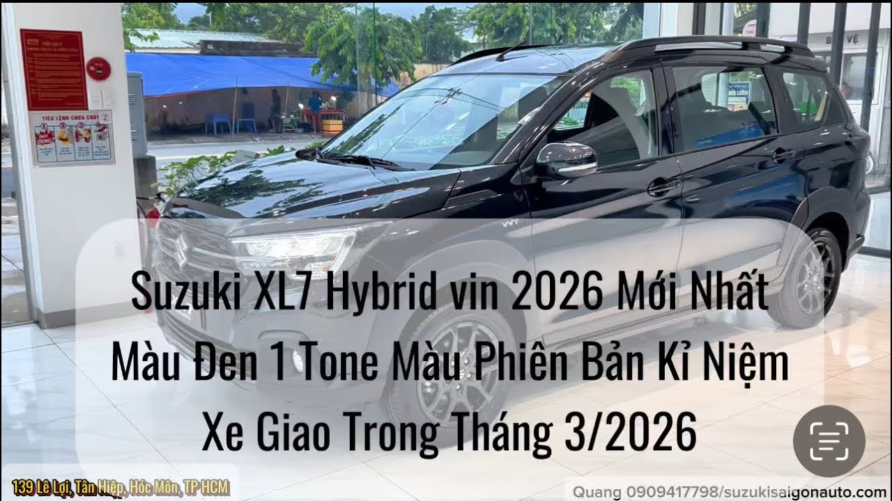 👉 Suzuki XL7 Hybrid Đen Phiên Bản Đặc Biệt 2026 | Xe Sẵn Giao Ngay Tháng 3 – Giá Tốt Nhất Phân Khúc