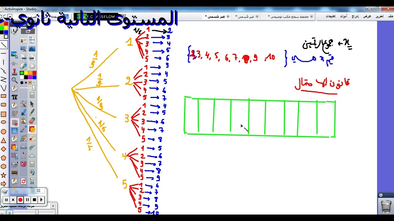 االمستوى الثانية ثانوي حل التمرين8 الاحتمالات صفحة 389   صحيح خطأ