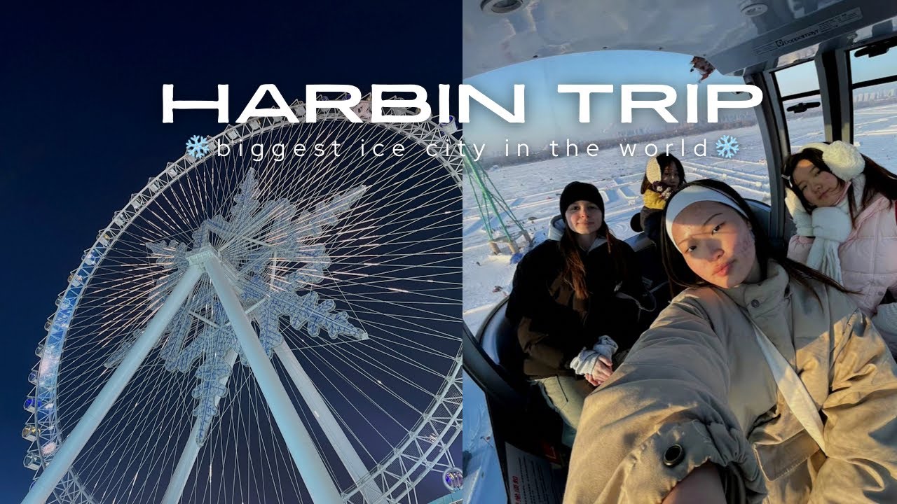Went to the Biggest Ice Festival in the world ❄️☃️ HARBIN, CHINA