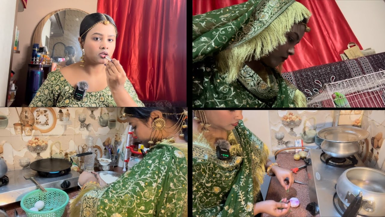#vlog Mai phni hu apne mehndi ka outfit 😍Wow Maine weight loose kr liye h🫣