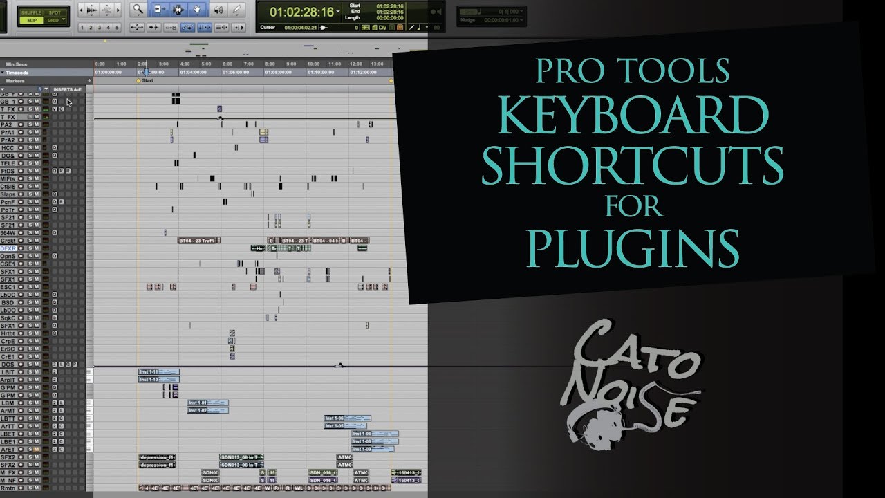 Pro Tools Basics: Keyboard Shortcuts When Using Plugins