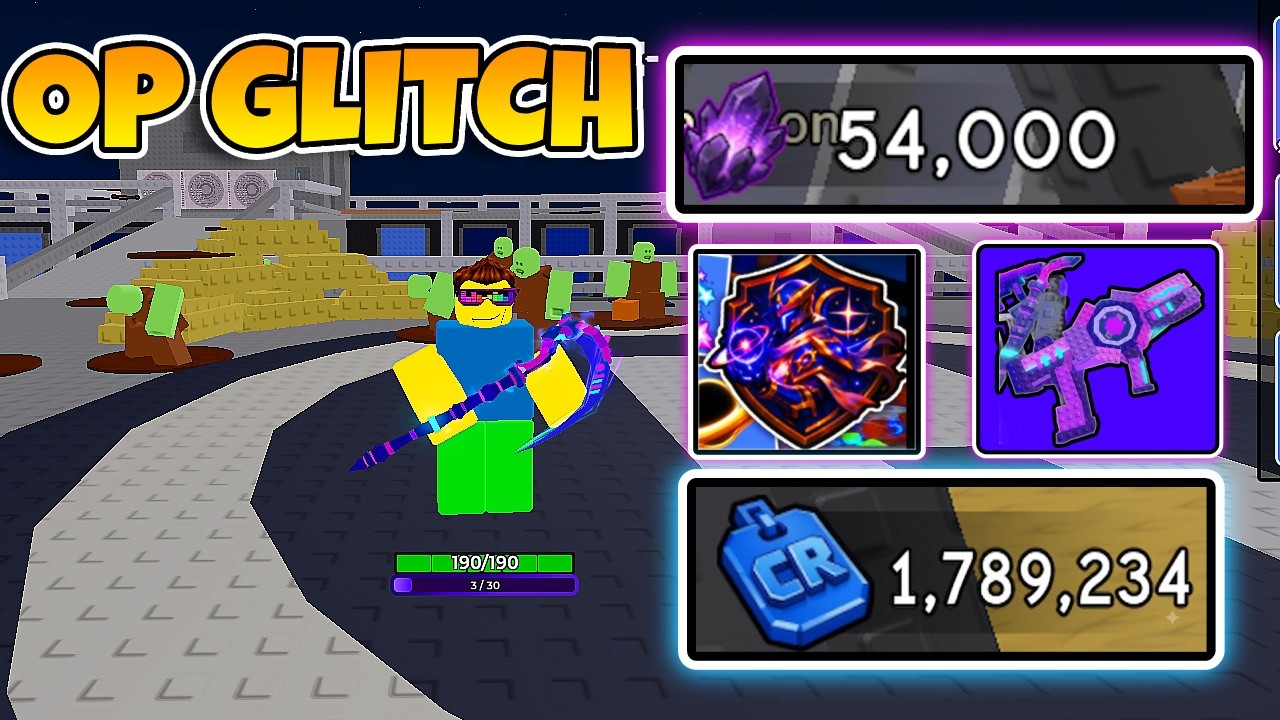 OP GLITCHES TO FARM VOID SHARDS IN SURVIVE ZOMBIE ARENA!