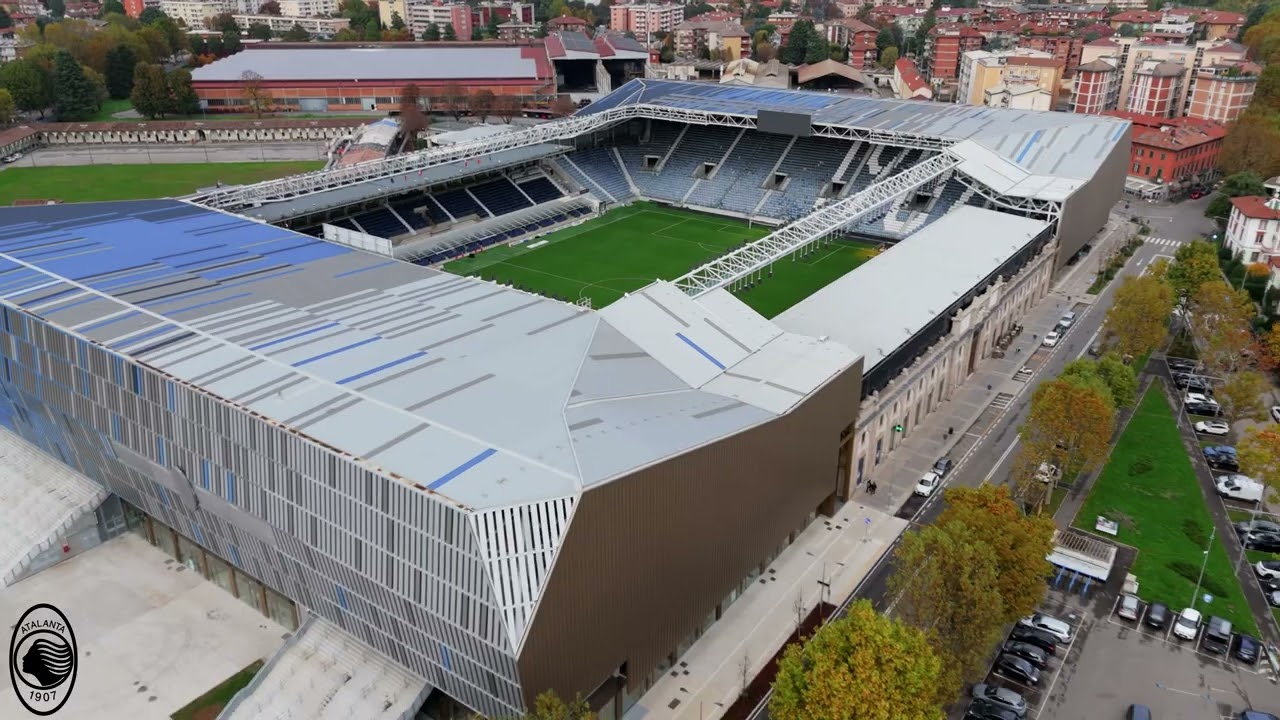 Gewiss Stadium (Atalanta) in 4K | DJI AIR 3