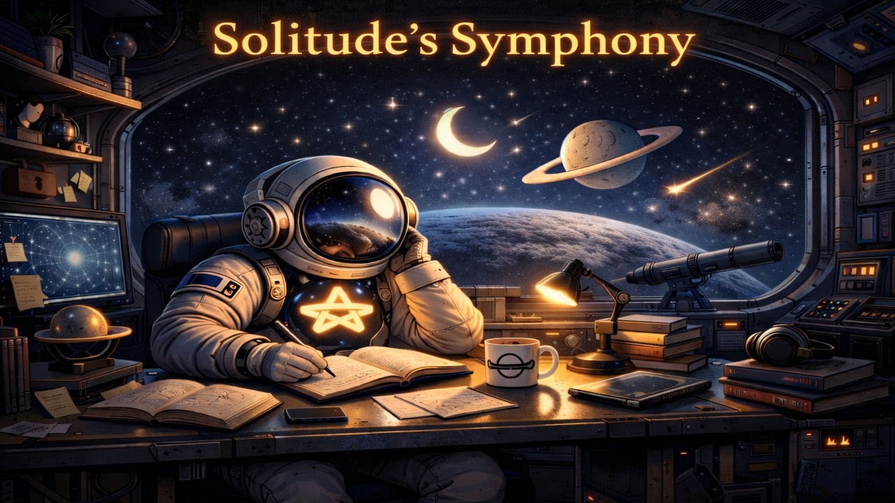 Solitude's Symphony ✒️ | Lo-Fi Astronaut's Focus Amidst The Cosmic Void | 4K