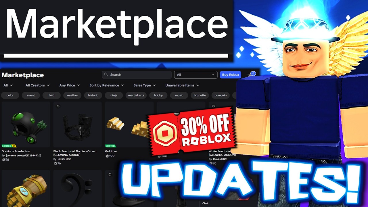 НОВЫЕ потрясающие и ужасные обновления Маркетплейса! (ROBLOX)