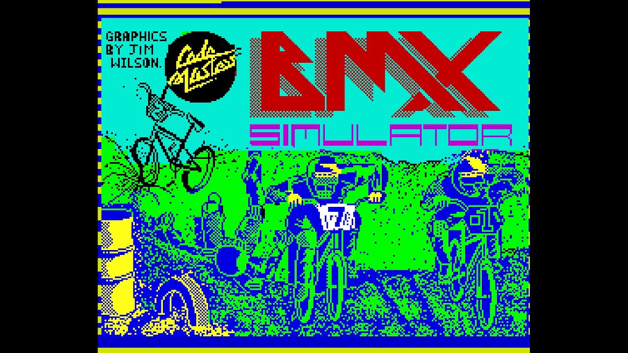 Sinclair ZX Spectrum Longplay - BMX Simulator