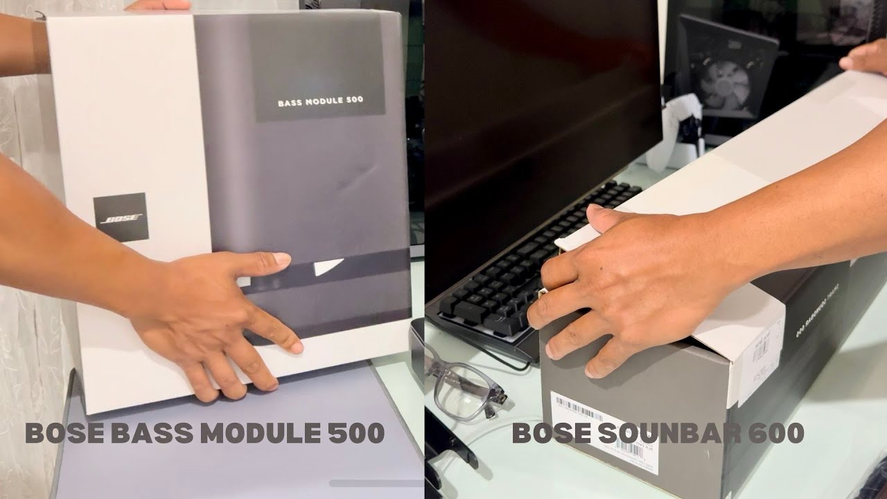 Bose Smart Soundbar 600 & Bose Bass Module 500 Unboxing +Setup / sound testing @THESMGFIRE