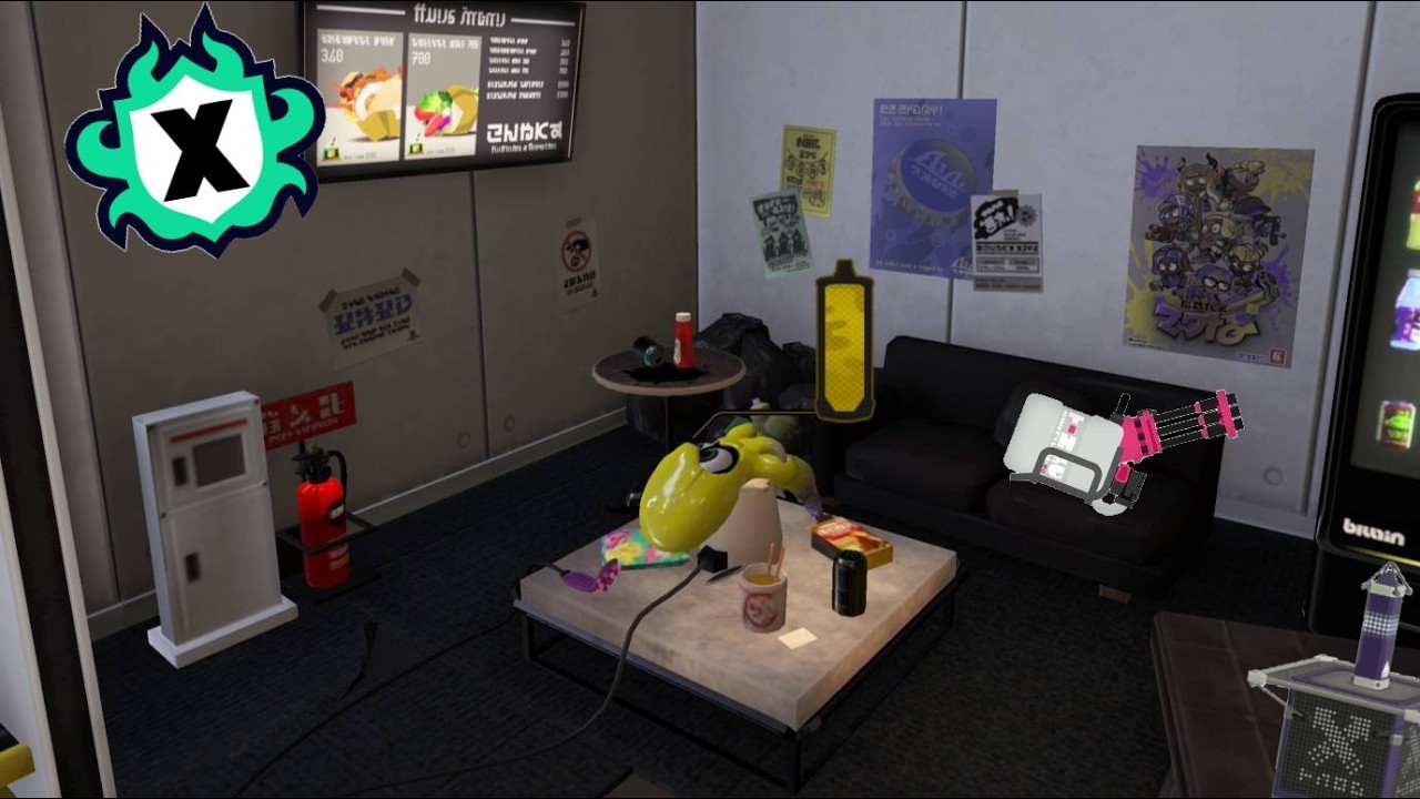 Splatoon 3, Match X, de la tower avec un minigun !