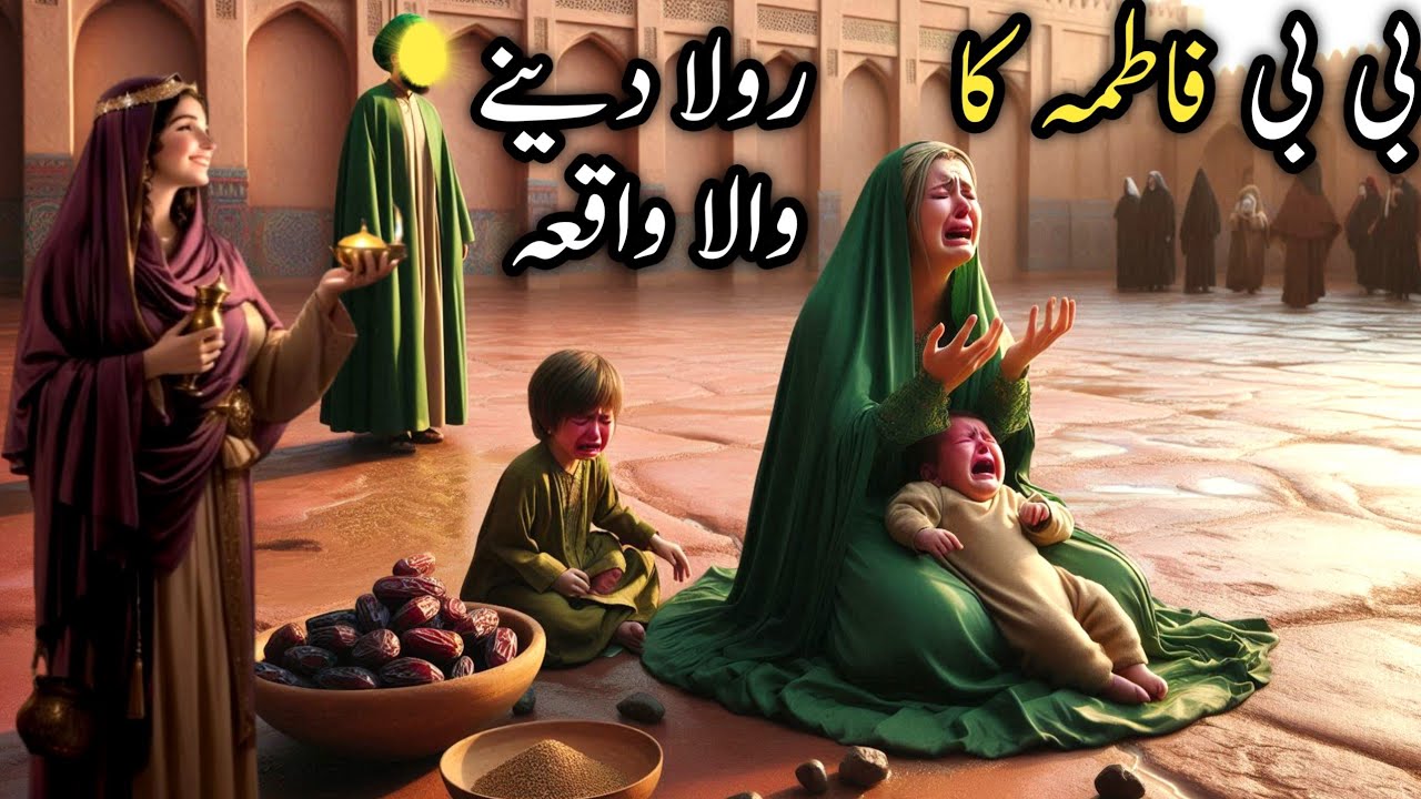 Bibi fatima aur kulsum ka waqia | Maa Fatema ko dawat na dene par khaana pathar ban gaya