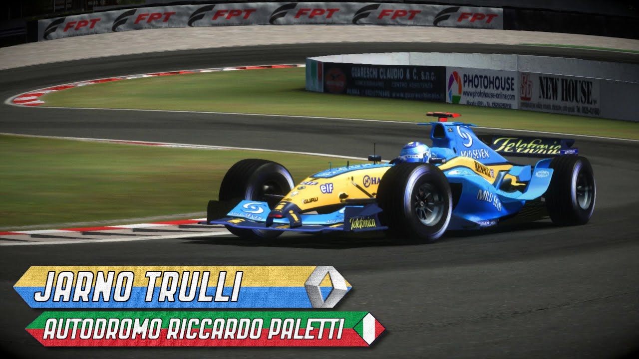 Jarno Trulli | Renault 2004 | Aut&oacute;dromo Riccardo Paletti (Varano)