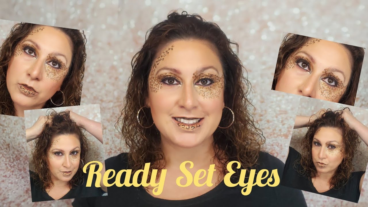 Ready Set Eyes! Easy Eye shadow tutorial! Easy leopard print eye makeup tutorial! #leopardprint