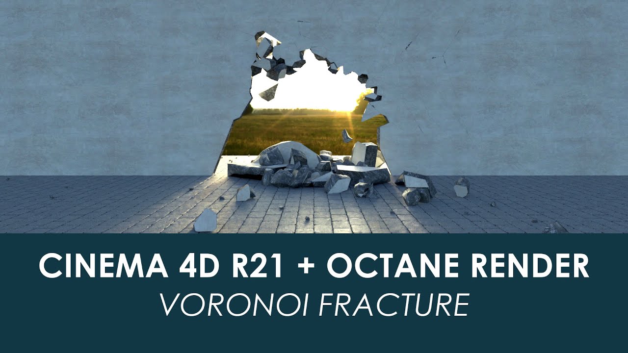 C4D R21 - Voronoi fracture - basic tutorial