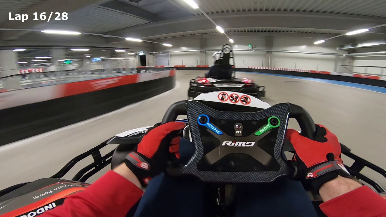 Mitternachtsrennen im Kartpalast Bergkirchen auf Raceway 1 - 28 Runden hinter Vogt TB