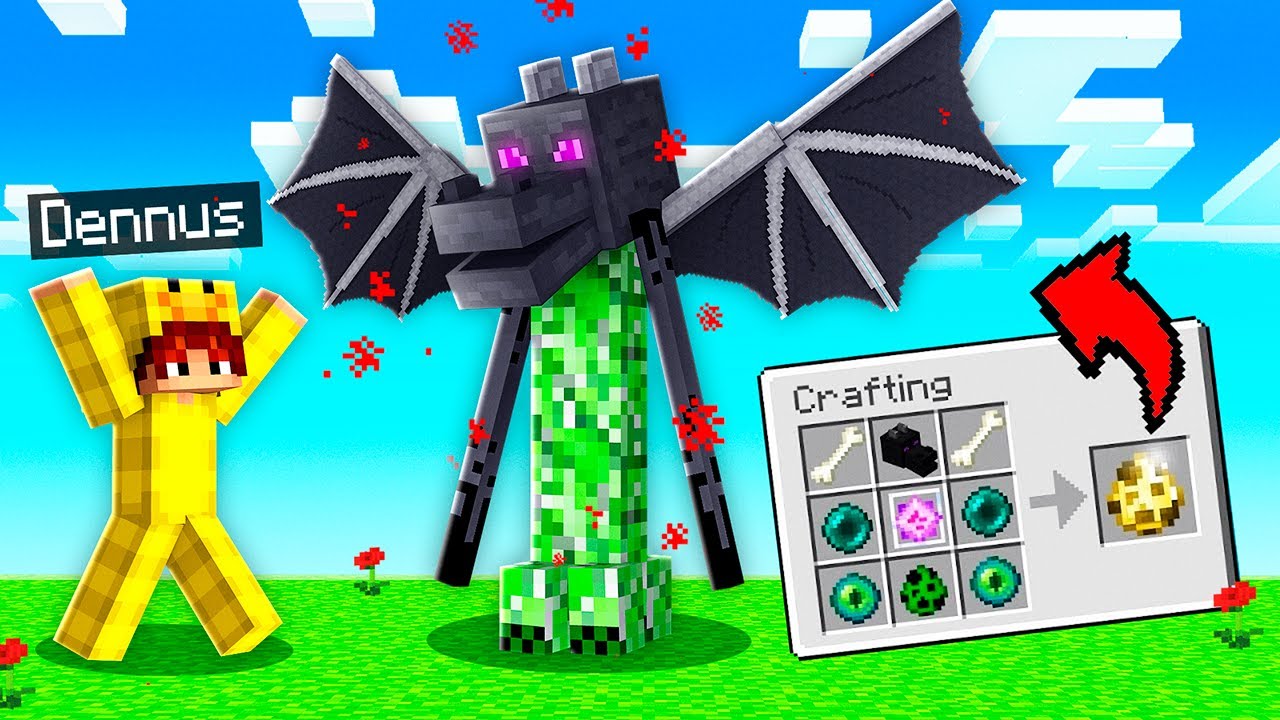 Wat Als Je MOBS Kan COMBINEREN In Minecraft?!