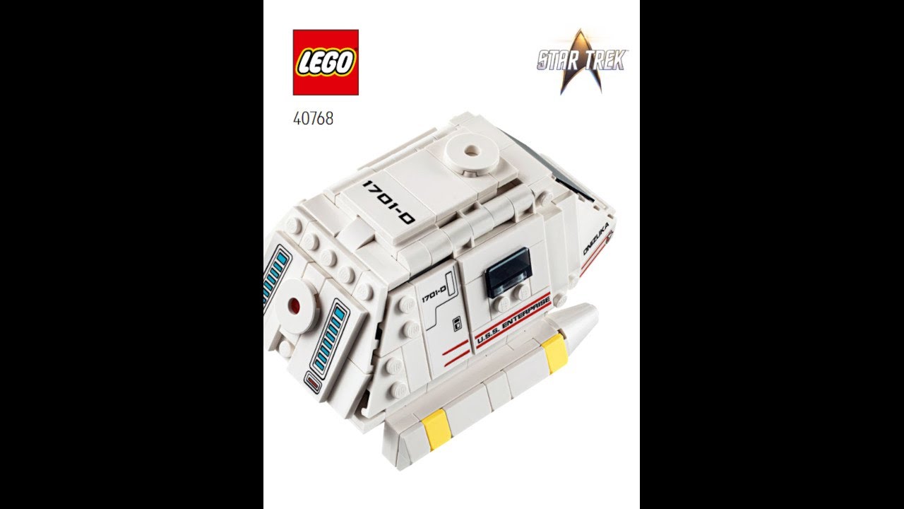 LEGO 40768 Instructions | icons | Star Trek: Type-15 Shuttlepod | Star Trek | Promotional
