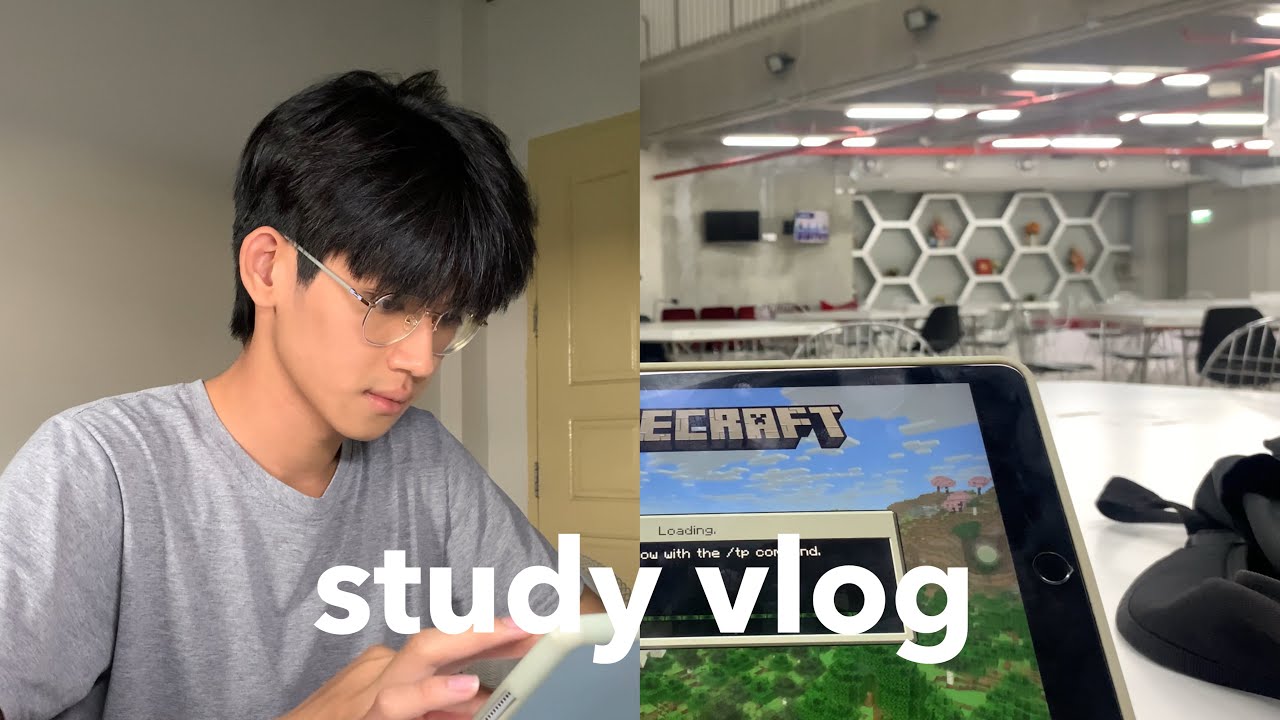 Study Vlog - ✨preparing for a quiz, uni food, productive days, go to school library