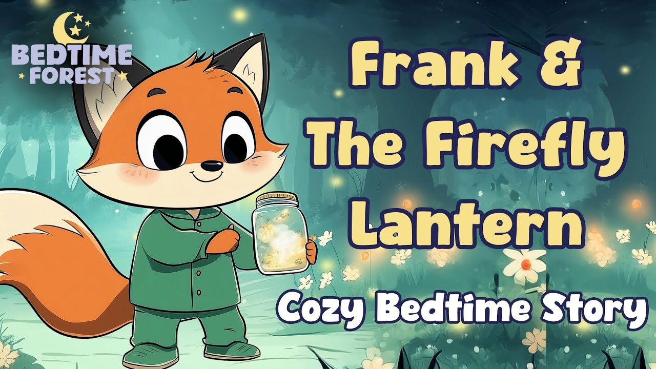 Calming Bedtime Stories For Kids 🦊 Frank & The Firefly Lantern 🌙 Sleep Story For Children & Toddlers