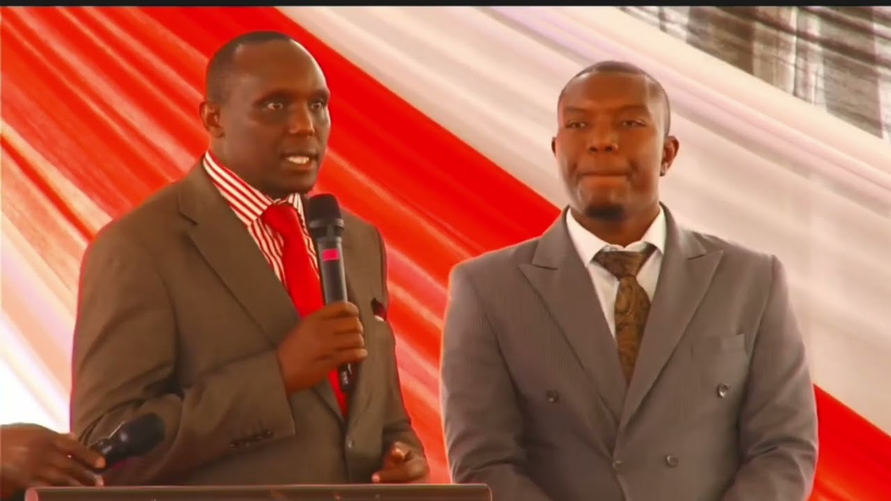 Apostle Peter Njoroge and the Nakuru Clergy Inviting all to the Answer the Call Conference 