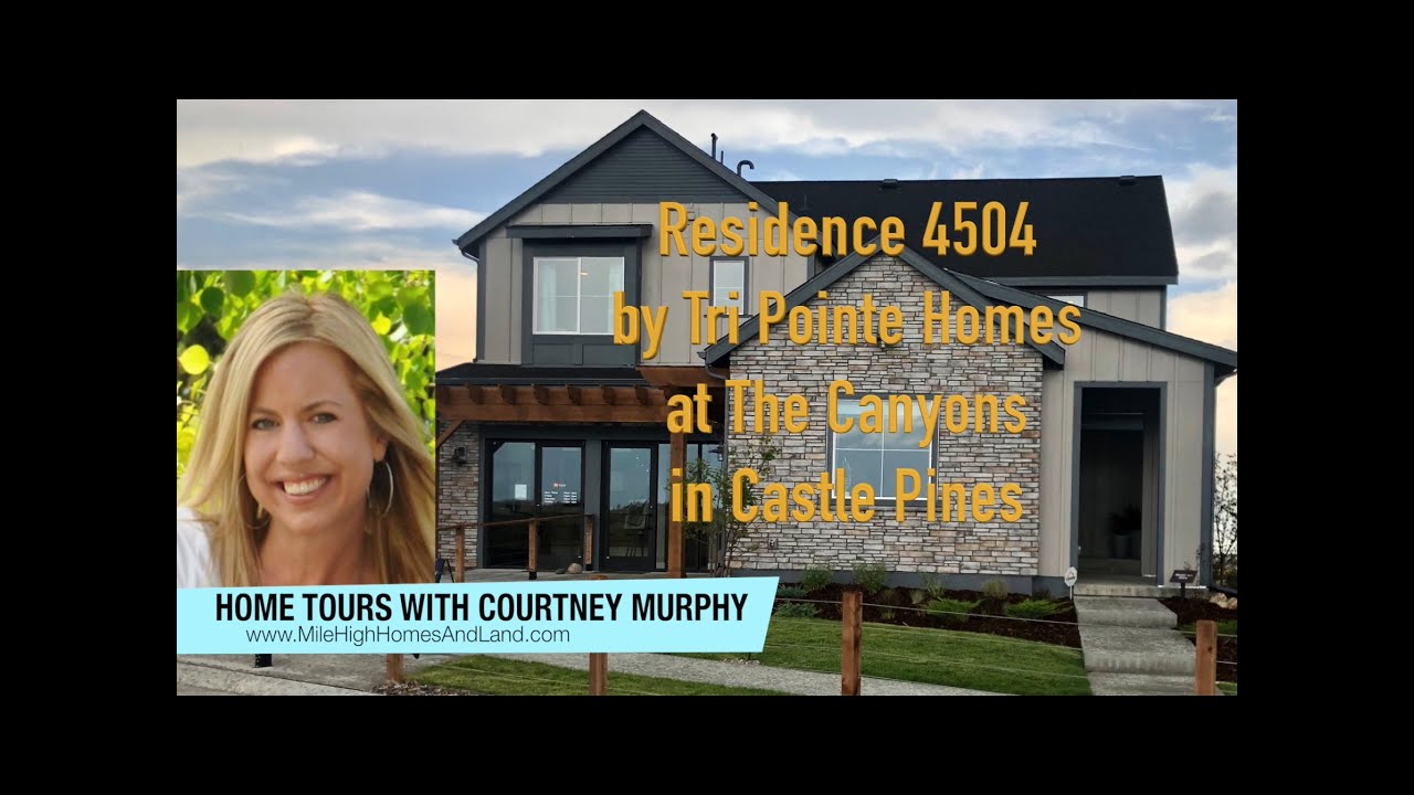 New Homes for Sale in Castle Pines Colorado - Residence 4504 by Tri Pointe Homes at The Canyons