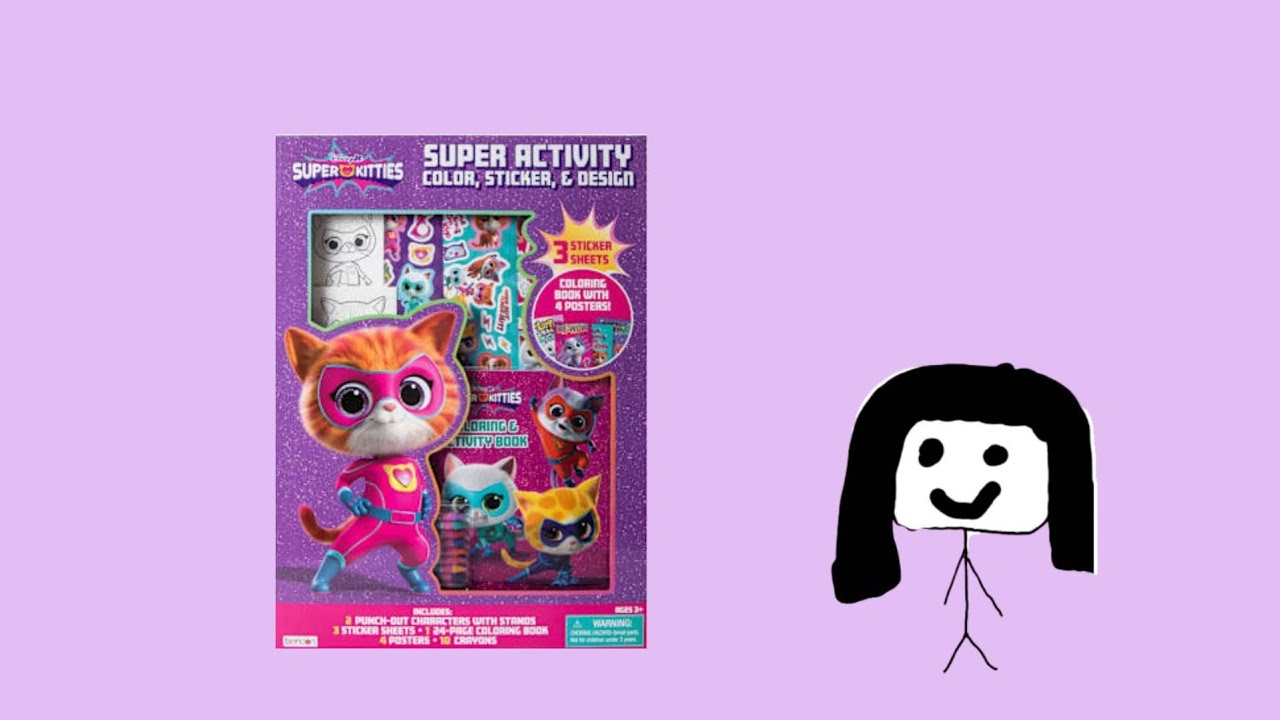 opening the Superkitties activity set part 1