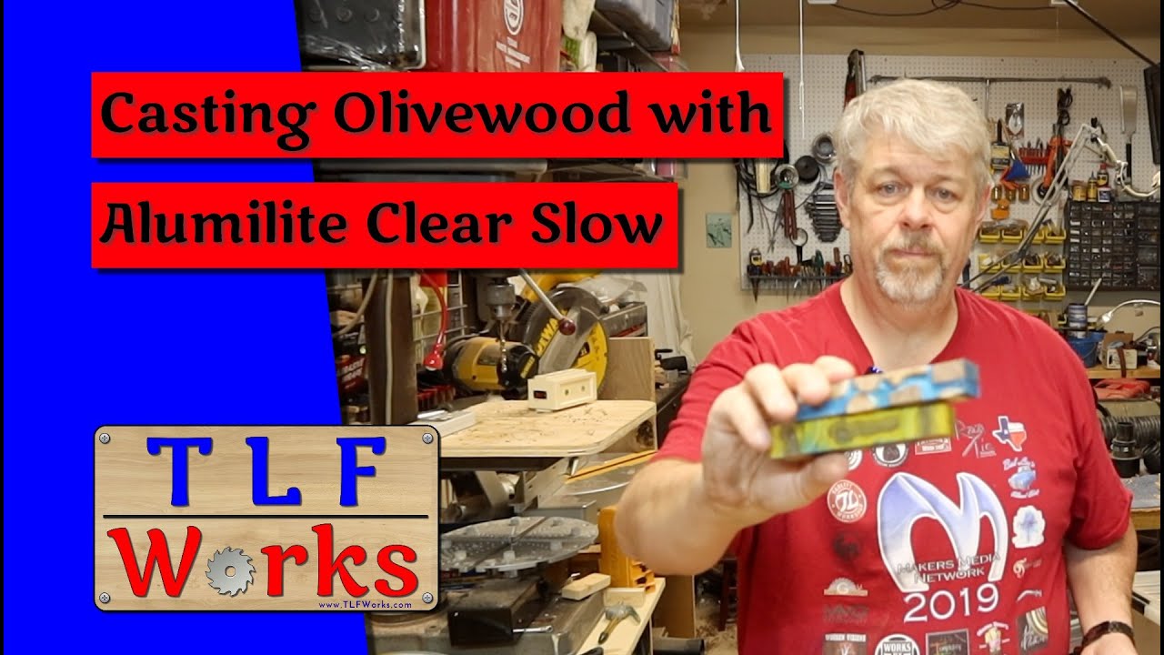 Casting Olivewood using Alumilite Clear Slow