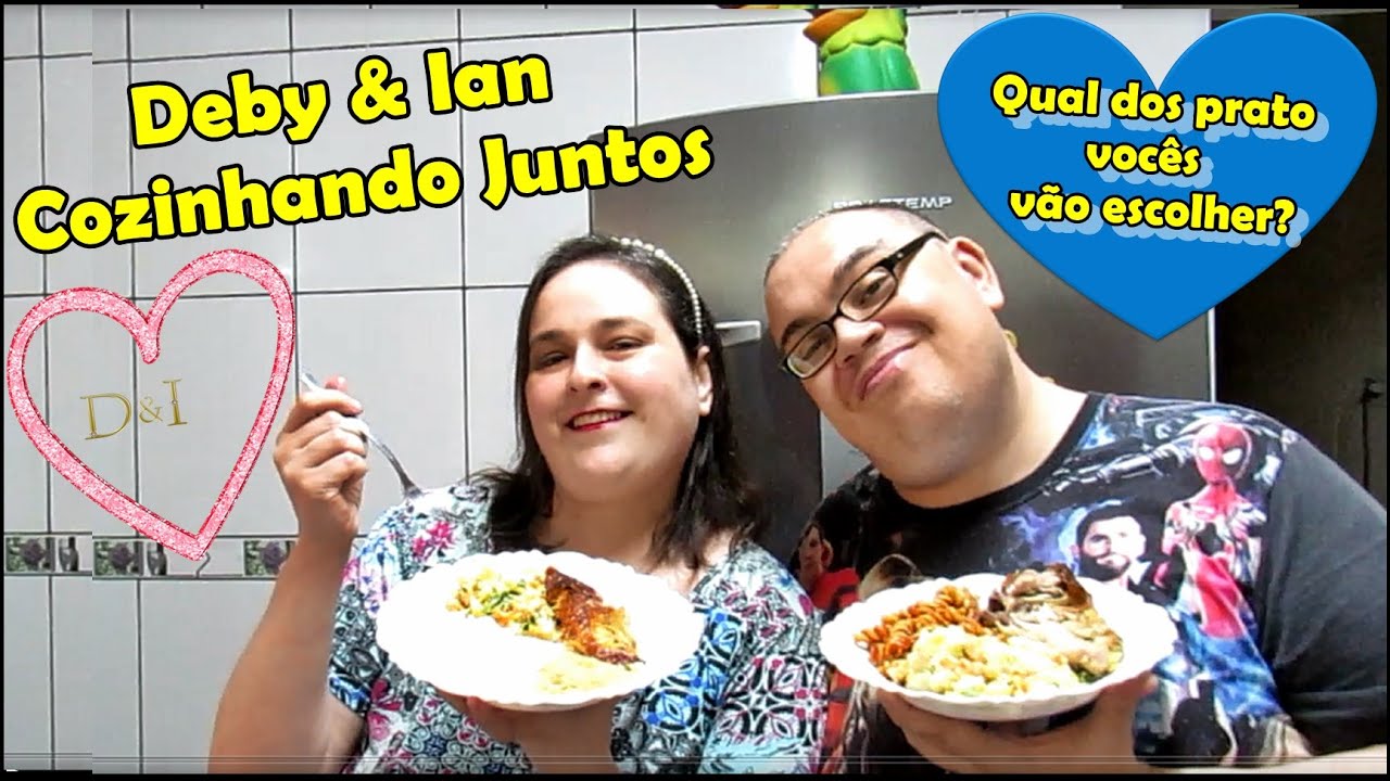 VLOG&Atilde;O D&Eacute;BY & IAN COZINHANDO JUNTOS