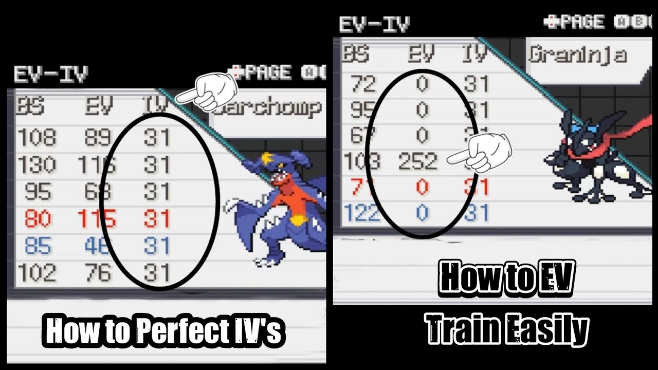 How to train EV and IV in Pokemon Radical Red 4.1