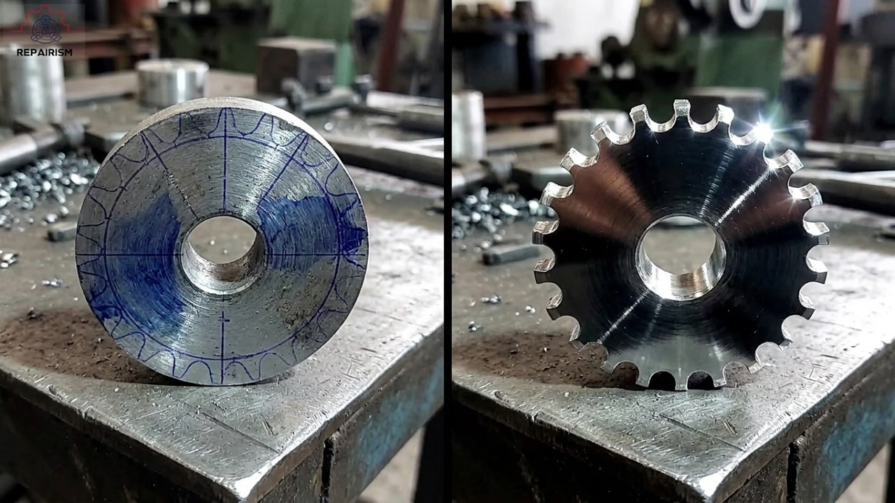 Sprocket Making on Vertical Drill